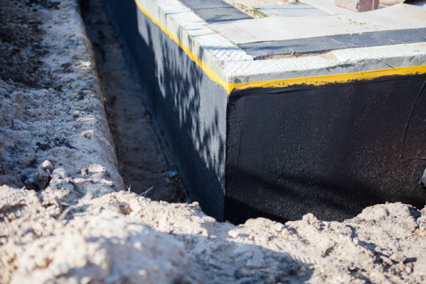 Residential Wet Basement Repair installation at a Xenia, OH home by SJ Waterproofing Pros